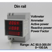 D52-2048 AC200-450V AC0-100.0A LCD Digitale Multi Meter Voltmeter Amperemeter